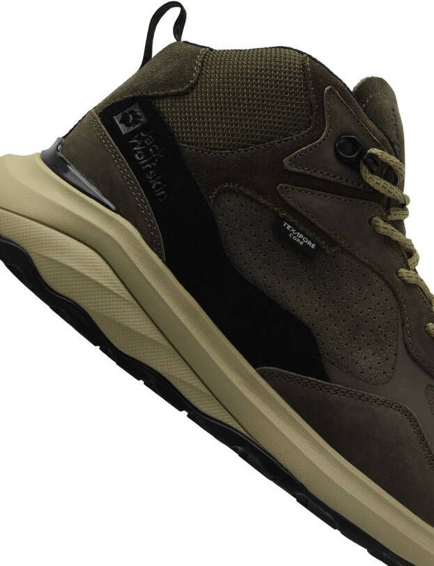 Jack Wolfskin Camp Fever Texapore Mid Men Waterdichte outdoor-schoenen Heren cold coffee