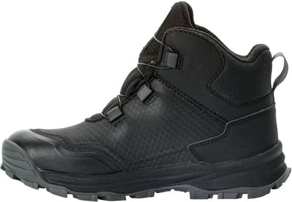 Jack Wolfskin Cyrox Texapore Dial Mid Kids Waterdichte wandelschoenen Kinderen black