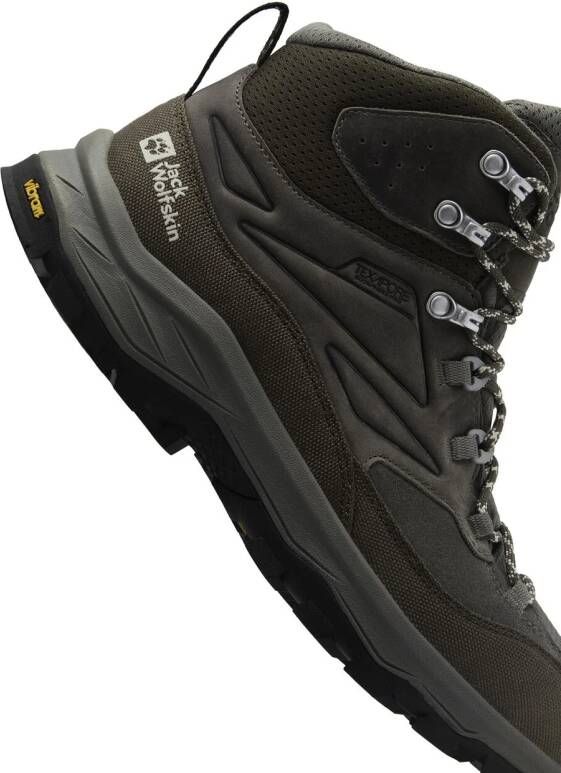 Jack Wolfskin Cyrox Texapore Mid Men Waterdichte wandelschoenen Heren cold coffee