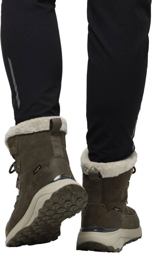 Jack Wolfskin Dromoventure Texapore High Women Waterdichte winterschoenen Dames cold coffee