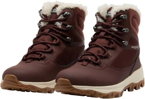 Jack Wolfskin Everquest Texapore High Women Waterdichte winterschoenen Dames Dark Mahogany