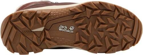 Jack Wolfskin Everquest Texapore High Women Waterdichte winterschoenen Dames Dark Mahogany