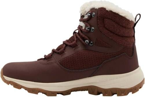 Jack Wolfskin Everquest Texapore High Women Waterdichte winterschoenen Dames Dark Mahogany