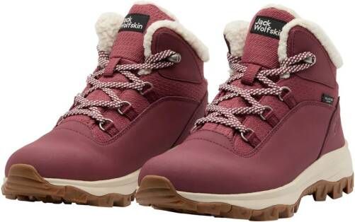 Jack Wolfskin Everquest Texapore Mid Women Waterdichte winterschoenen Dames red ochre