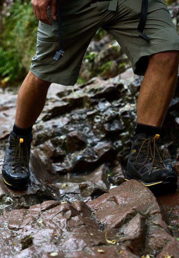 Jack Wolfskin Force Crest Texapore Mid Men Waterdichte trekkingschoenen Heren Black Burly Yellow Xt - Foto 8