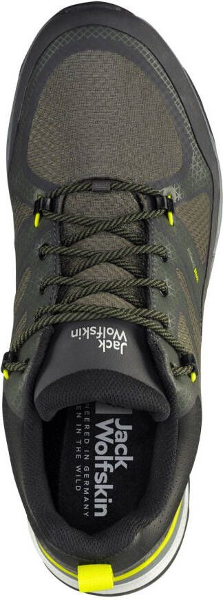 Jack Wolfskin Force Striker Texapore Low Men Waterdichte wandelschoenen Heren Lime Dark Green