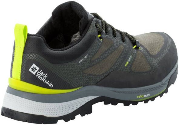 Jack Wolfskin Force Striker Texapore Low Men Waterdichte wandelschoenen Heren Lime Dark Green