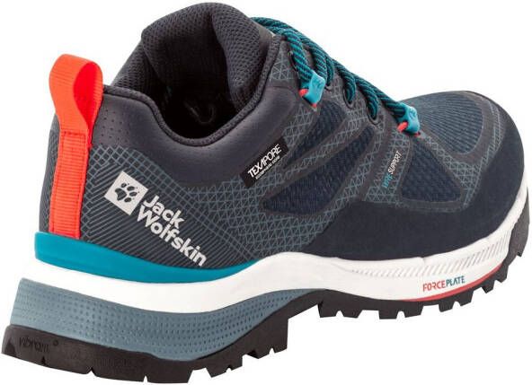 Jack Wolfskin Force Striker Texapore Low Women Waterdichte wandelschoenen Dames 39 dark blue blue dark blue blue