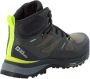 Jack Wolfskin Force Striker Texapore Mid Men Waterdichte wandelschoenen Heren Lime Dark Green - Thumbnail 3