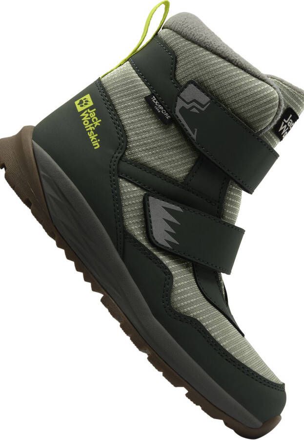 Jack Wolfskin Polar Bear-b Texapore Mid VC Kids Winterschoenen Kinderen slate green