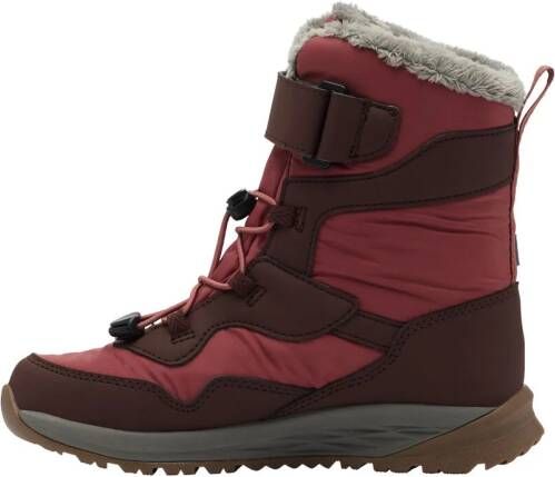 Jack Wolfskin Polar Bear-g Texapore High VC Kids Waterdichte winterlaarzen Kinderen Dark Mahogany