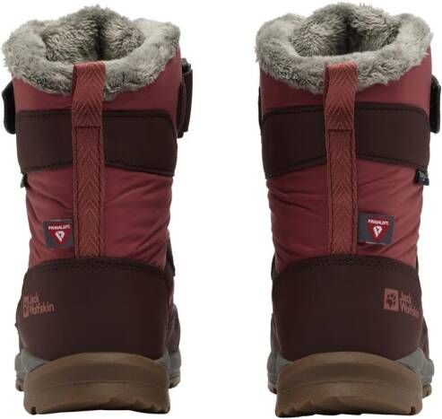 Jack Wolfskin Polar Bear-g Texapore High VC Kids Waterdichte winterlaarzen Kinderen Dark Mahogany