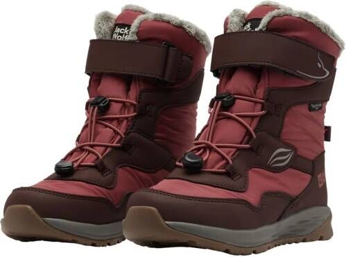 Jack Wolfskin Polar Bear-g Texapore High VC Kids Waterdichte winterlaarzen Kinderen Dark Mahogany