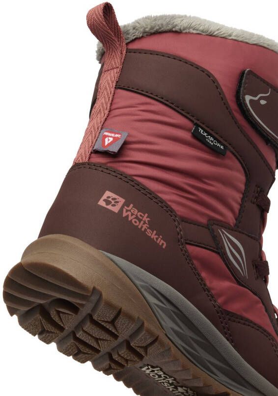 Jack Wolfskin Polar Bear-g Texapore High VC Kids Waterdichte winterlaarzen Kinderen Dark Mahogany