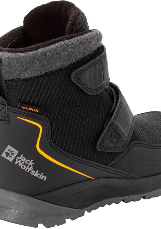 Jack Wolfskin Polar Bear Texapore Mid VC Kids Waterdichte winterlaarzen Kinderen phantom burly yellow XT