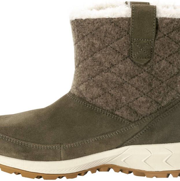 Jack Wolfskin Queenstown Texapore Boot Women Waterdichte winterlaarzen Dames khaki grey