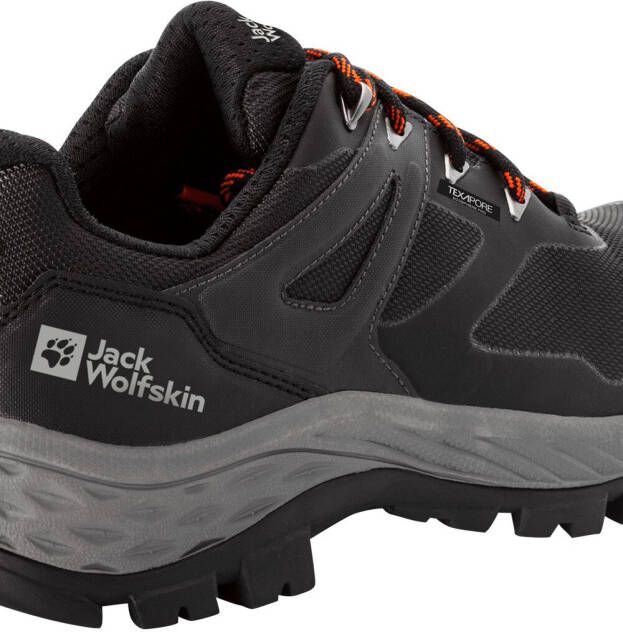 Jack Wolfskin Rebellion Guide Texapore Low Waterdichte wandelschoenen 44.5 zwart black orange - Foto 7