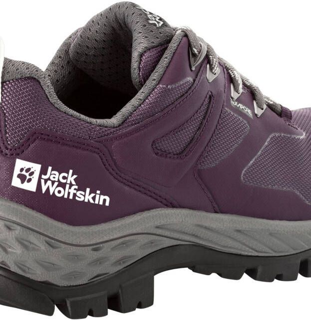 Jack Wolfskin Rebellion Guide Texapore Low Women Waterdichte wandelschoenen Dames 37.5 purper purple grey