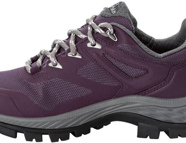 Jack Wolfskin Rebellion Guide Texapore Low Women Waterdichte wandelschoenen Dames 37.5 purper purple grey