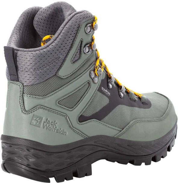 Jack Wolfskin Rebellion Guide Texapore Mid Men Waterdichte wandelschoenen Heren gecko green