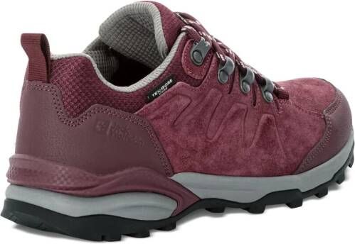 Jack Wolfskin Refugio Texapore Low Women Waterdichte wandelschoenen Dames dark maroon