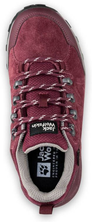 Jack Wolfskin Refugio Texapore Low Women Waterdichte wandelschoenen Dames dark maroon