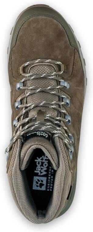 Jack Wolfskin Refugio Texapore Mid Men Waterdichte wandelschoenen Heren cold coffee