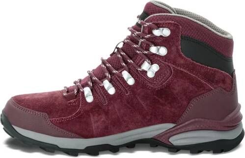 Jack Wolfskin Refugio Texapore Mid Women Waterdichte wandelschoenen Dames dark maroon