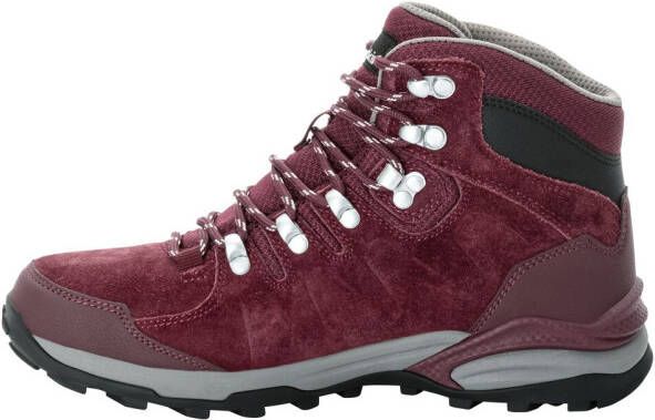 Jack Wolfskin Refugio Texapore Mid Women Waterdichte wandelschoenen Dames dark maroon