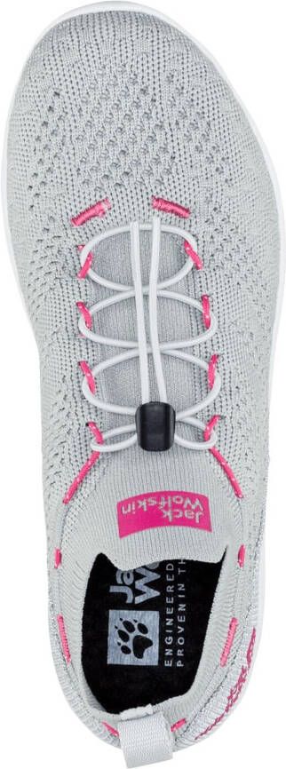 Jack Wolfskin Spirit Knit Low Women Herstellende schoenen Dames silver grey