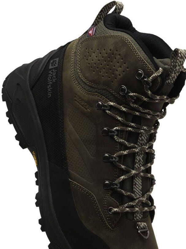 Jack Wolfskin Terraquest Arctic Texapore Mid Men Waterdichte wandelschoenen Heren cold coffee