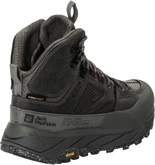 Jack Wolfskin Terraquest Texapore Mid Women Waterdichte wandelschoenen Dames smokey grey