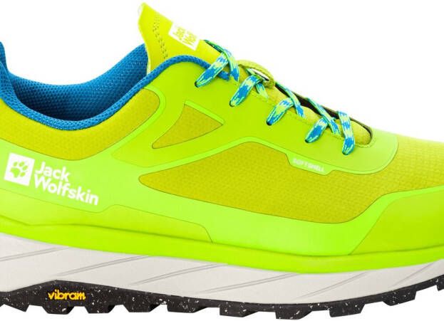 Jack Wolfskin Terrashelter Low Men Heren wandelschoenen 42.5 geel lime blue