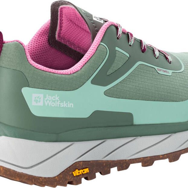 Jack Wolfskin Terrashelter Low Women Wandelschoen Dames 37.5 groen light green green