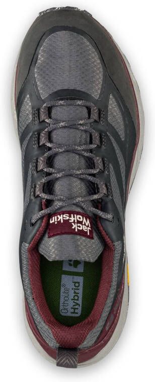 Jack Wolfskin Terraventure Texapore Low Women Waterdichte wandelschoenen Dames dark maroon