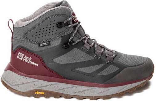 Jack Wolfskin Terraventure Texapore Mid Women Waterdichte wandelschoenen Dames dark maroon