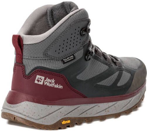 Jack Wolfskin Terraventure Texapore Mid Women Waterdichte wandelschoenen Dames dark maroon