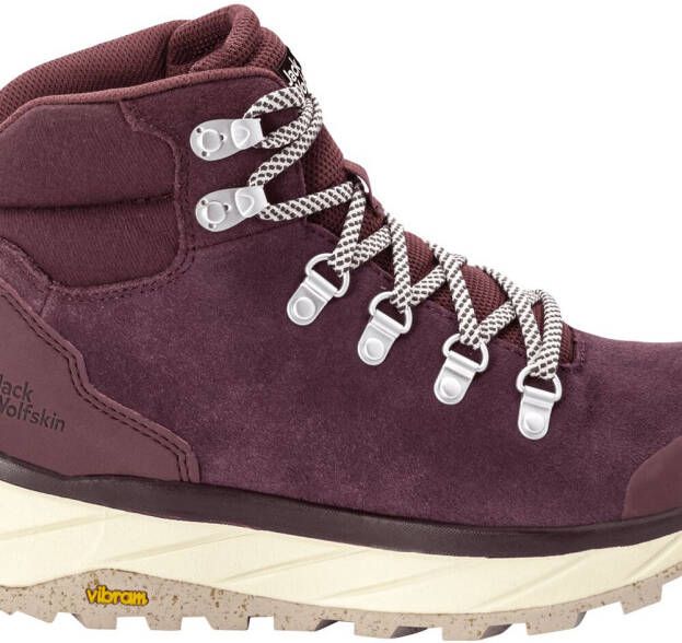 Jack Wolfskin Terraventure Urban Mid Women Outdoor schoenen Dames 35.5 rood burgundy beige