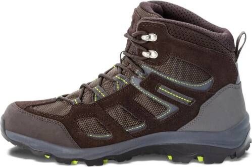 Jack Wolfskin Vojo 3 Texapore Mid Men Waterdichte wandelschoenen Heren 41 dark brown lime dark brown lime