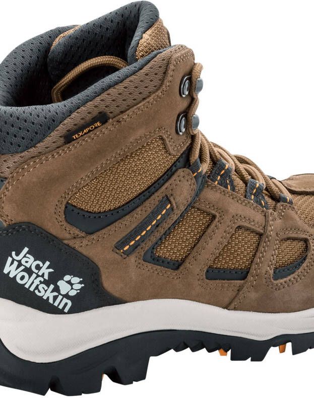 Jack Wolfskin Vojo 3 Texapore Mid Women Waterdichte wandelschoenen Dames 40.5 bruin brown apricot