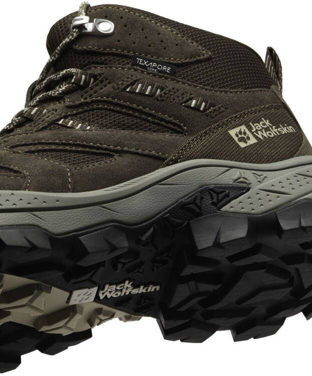 Jack Wolfskin Vojo Tour Texapore Mid Men Waterdichte wandelschoenen Heren cold coffee