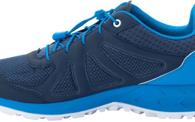 Jack Wolfskin Woodland 2 Vent Support System Low Men Lichte wandelschoen met leer Heren 42 dark blue blue dark blue blue