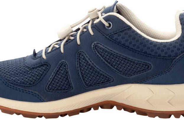 Jack Wolfskin Woodland 2 Vent Support System Low Women Lichte wandelschoen met leer Dames 39.5 dark blue beige dark blue beige