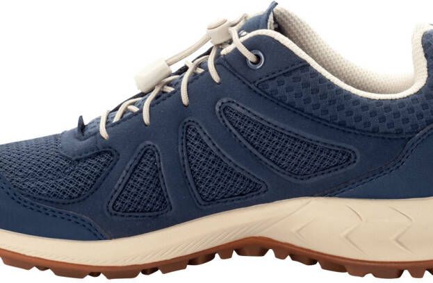 Jack Wolfskin Woodland 2 Vent Support System Low Women Lichte wandelschoen met leer Dames 41 dark blue beige dark blue beige