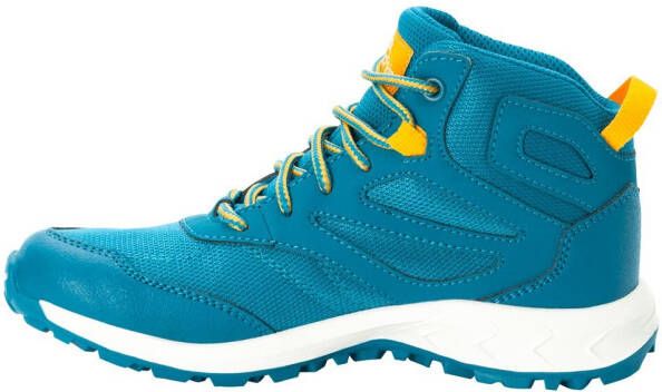 Jack Wolfskin Woodland Texapore Mid Kids Waterdichte wandelschoenen Kinderen scuba