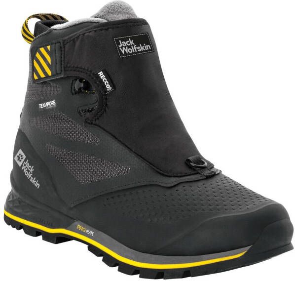 Jack Wolfskin 1995 Series Texapore Mid Men Waterdichte trekkingschoenen Heren 40 zwart black burly yellow XT