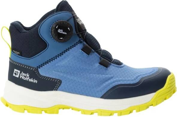 Jack Wolfskin Cyrox Texapore Dial Mid Kids Waterdichte wandelschoenen Kinderen elemental blue