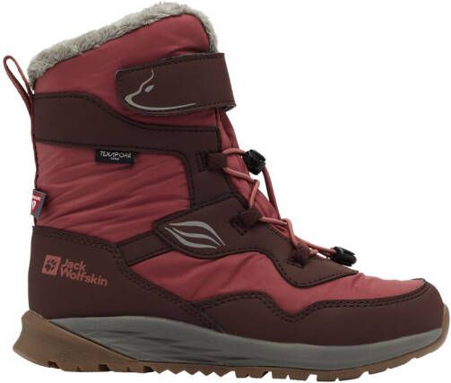 Jack Wolfskin Polar Bear-g Texapore High VC Kids Waterdichte winterlaarzen Kinderen Dark Mahogany