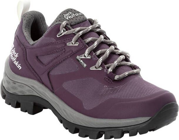 Jack Wolfskin Rebellion Guide Texapore Low Women Waterdichte wandelschoenen Dames 37.5 purper purple grey