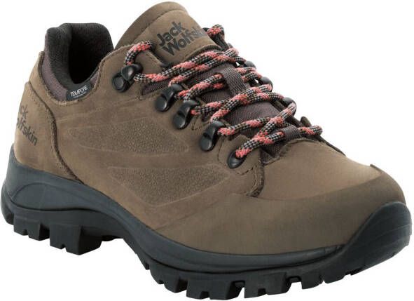 Jack Wolfskin Rebellion Texapore Low Women Waterdichte trekkingschoenen Dames Brown Phantom